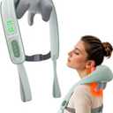 Snailax Cordless Neck Shoulder Massager with Heat, Deep Tissue Kneading, Shiatsu Back Massager Pillow for Neck, Shoulder, Christmas Gifts for Women