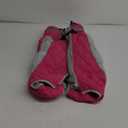 MIGOHI Full Body Dog Coat - Warm Reflective Winter Coat for Medium Dogs with Harness,Turtleneck Dog Fleece Jacket,Four-Leg Windproof Puffer Jackets Snowsuit with Zipper for Small Medium Large Dogs,L (Large(Back:16.9"), HotPink)