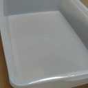 IRIS USA Large Open Top Cat Litter Box, Kitty Litter Pan, Pearl