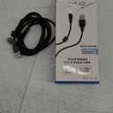 Zgear 6Ft Braided Sych & Charge Cable, and Acoustix Wireless Stereo Buds