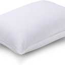 Sleep Innovations 2-in-1 Memory Foam Pillow and Alternative Down Fiber Fill, Standard Size, Side, Stomach, and Back Sleepers, Soft-to-Medium Support (Standard)