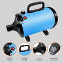 Dog Dryer for Pet Grooming, High-Velocity Force Blow Dryer, Speed Temperature Adjustable Dog Blower Grooming Dryer with 4 Nozzles