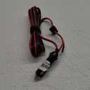 12V/24V Thermoelectric Cooler Power Cord Compatible with Coleman Electric Cooler Adapter 8 Feet Cooler Cord w/Fuse Plug-in Car Cooler Power