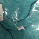 SOUWINEMYI Womens Cap Sleeve T Shirts V Neck Casual Tops Oversized T-Shirt Summer Trendy Lightweight Loose Fit Basic Tees (Lake Blue, L)