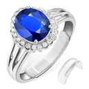 Ottemax Ring Sizers for Loose Rings, 8 Pack 8 Sizes, Ring Size Adjuster, Invisible Ring Guards for Women and Men, Resizer with Polishing Cloth，Fits Bands Width to 1-8mm