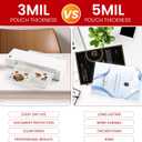 CAREGY 5 Mil Thermal Laminating Pouches (200 Pack) - 9x11.5 Inch Laminating Sheets for 8.5x11 Documents, Clear,Office & School Laminator Supplies