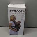 Momcozy Baby Carrier - Ergonomic, Cozy and Lightweight Carrier for 7-44lbs, Effortless to Put On, Ideal for Hands-Free Parenting, Enhanced Lumbar Support, Purehug for Infant to Toddler, Black