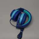 Kids Headphones for School 1 Pack, Upgrade USB C Headphones for Kids, Wired Headphone for Kid, HD Stereo Sound, Foldable Kid Over-Ear Headphone for Boys, Girls, iPad, PC, Tablets, Travel Blue