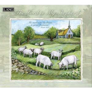 Lang, The Lord is My Shepherd 2026 Wall Calendar, 13.4'' X 12'', 12-Month Calendar with Stapled Binding