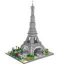 dOvOb Architecture Eiffel Tower Micro Blocks Set, 3369 Pieces Mini Bricks 3D Puzzle Toy, Gift for Adults and Kids