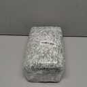 Yimobra Bathroom Rugs for Home Essentials, Non Slip Washable Bath Mat, Soft Water Absorbent Plush Shower Rug for Bathroom Floor, Bath Decor Accessories, 24x17, Light Green White