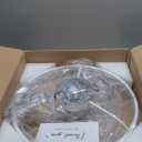 Ceiling Fans with Lights, Flush Mount Ceiling Fan with Lights and Remote, 6 Wind Speeds Low Profile Smart Ceiling Fan for Bedroom, Kids Room, Kitchen and Small Room 20" (Pearl White)