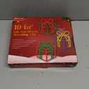 3 Pack 10'' Christmas Window Lights, 354 LEDs Hi Vibrant Twinkling Lighted Gift Boxes, Waterproof Plug in Christmas Window Silhouette Light Present Decoration for Door Wall, Xmas Decor