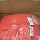 Indoor/Outdoor Chairpad with Ties, Patio Furniture Chair Cushions, Rocking Chair Cushions, Seat Cushions (Red, 19 * 19)
