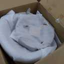 Swivel Accent Chair Round Barrel Armchair Upholstered Performance Fabric for Living Room Bedroom Waitingroom,2 Box,Light Grey