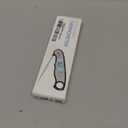 Digital Meat Thermometer, Waterproof Instant Read Food Thermometer for Cooking and Grilling, Kitchen Gadgets, Accessories with Backlight & Calibration for Candy, BBQ Grill, Liquids, Beef, Turkey (Black - Sliver)