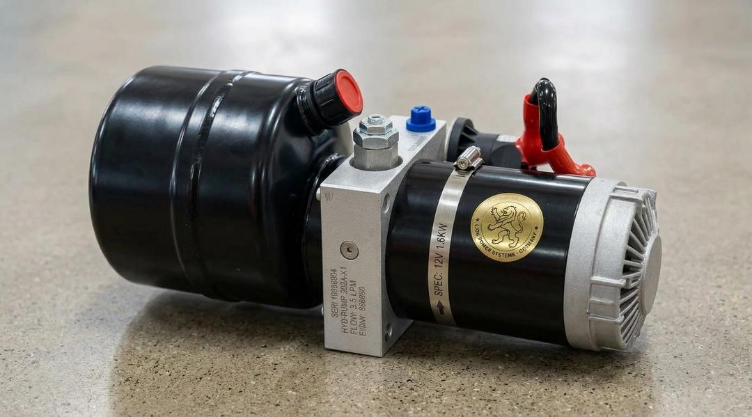 DC 12V 1.2kw Single Acting Hydraulic Power Unit