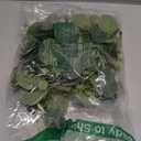 LSKYTOP 2 Pcs Eucalyptus Faux Kitchen Cabinet Artificial Greenery Farmhouse Wreath for Door Wall Window Decor, 9Inch/PC