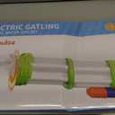 Gatling Electric Water Gun, 1500cc Squirt Water Pistol Toy Powerful Water Blaster 50-55 Feet Range, Automatic Super Water Soaker for Kids Summer Outdoor Swimming Pool Beach Party,Red