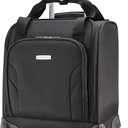 Samsonite Underseat Carry-On Spinner With USB Port, Jet Black, One Size
