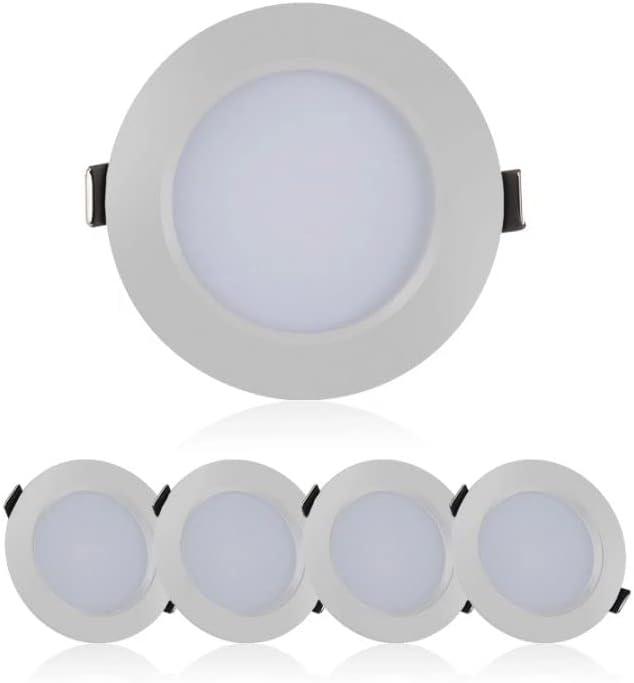 RV Boat Recessed Ceiling Light, 4-Pack, DC 12V-24V LED Down Light, All Aluminum