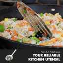 2 x Chef Craft Select Slotted Spoon, 12 inch, Stainless Steel