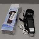 4 in 1 Portable Handheld Turbo Fan, 9000RPM High-Speed Mini, 180 Foldable, 1-100 Speeds, Up to 15H Use, 5000mAh Battery, Powerful Personal Cooling, Hand Held Fan for Travel, Indoor & Outdoor