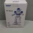 SGILE RC Robot Toys for Kids, Gesture Sensing Programmable Rechargeable Remote Control Robot for Age 3 4 5 6 7 8 12 Year Old Boys Girls Birthday Gift Present, Blue (Navy)