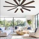 Fanbulous 72 Inch Ceiling Fans with Lights and Remote, Outdoor Large Ceiling Fan with 10 Blades, 36W LED Light 3CCT, 6 Speed Reversible DC Motor, Modern Big Ceiling Fan for Living Room,Patio.