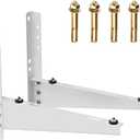 Outdoor Mini Split Wall Mounting Bracket for 9,000-18,000 BTU Air Conditioner, Heavy Duty AC Support for Outside, Mini Split Mounting Bracket Holds Up to 330lbs