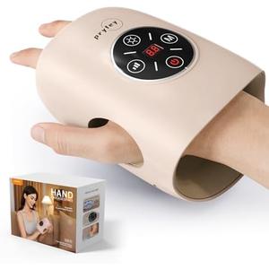 Pryfey Hand Massager, 9 Modes 9 Intensities Hand Massage, Cordless Hand Massager for Arthritis and Carpal Tunnel, Gift for Men Women Parents Relaxation at Office,Pink