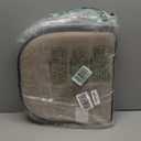 Sweet Home Collection Chair Cushion Memory Foam Pads Tufted Slip Non Skid Rubber Back U-Shaped 17" x 16" Seat Cover, 2 Count (Pack of 1), Charcoal