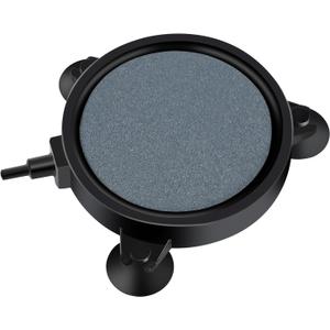 AQUANEAT Aquarium Air Stone Disc 4 inch, Aerator Bubble Diffuser, Air Pump Accessories Airstones for Aquariums, Fish Tanks, Hydroponics, and Ponds