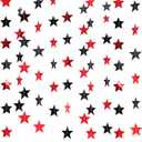 Patelai Glitter Star Garland Banner 2026 Graduation Decor 130 Feet Star Hanging Banner Twinkle Backdrop for Party Birthday Classroom Wedding Supplies(Red,Black)