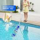 Cordless Pool Vacuum for Inground Pools, Wireless Remote Control