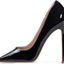 Elisabet Tang Women Pumps, Pointed Toe High Heel 4.7 inch/12cm Party Stiletto Heels Shoes Matte, Size 6