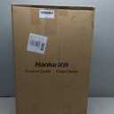 Hanke 24 Inch Expandable Luggage Top Opening Checked Bag Luggage Hard Shell Suitcases with Wheels Lightweight Travel Luggage Medium Suitcase with Lock for Woman Men-Blackish Green