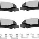 SCITOO D1159 Ceramic Brake Pads Kits Front For Buick Allure,LaCrosse,Lucerne,06-11 for Cadillac DTS,06-13 for Chevy Impala,14-16 for Chevy Impala Limited,06-07 for Chevy Monte Carlo