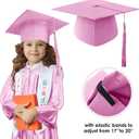 Tarpop 2026 Kindergarten Graduation Cap and Gown with Stole Tassel Preschool Kids Pre K Cap Set for 4-6 Years Children