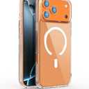 Classic Hybrid Clear Case for iPhone 17 Pro Max | MagSafe Compatible | Military-Grade Protection (Clear)