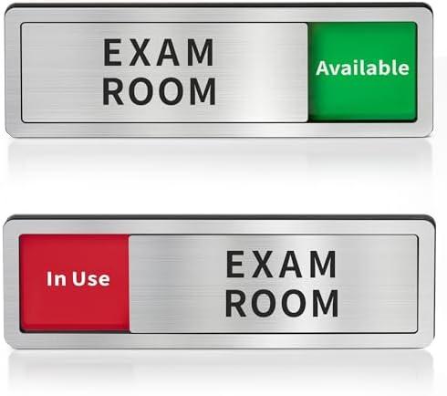 Exam Room Door Sign,Do Not Disturb- In Use/ Slider Signs for Offices & Hospitals,Counseling Centers,In Session Door Sign for Therapists