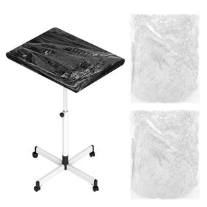 Wonderjune 200 Pcs Disposable tattoo tray covers Tattoo Arm Rest Stand Thickened Cover with Elastic Salon Machine Accessories 11X12.6