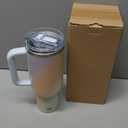 STANLEY Quencher ProTour Flip Straw Tumbler with Leakproof Lid 40 oz | Built-In Straw & Handle | Cupholder Compatible for Travel | Insulated Stainless Steel Cup | BPA-Free | Sunrise Spiral