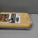 FARBERWARE Rectangular Build-a-Board Cutting Board with Single Compartment and Clear Locking Lid for Charcuterie, Snacks, and More, Bamboo