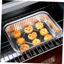 7"x5" Premium Aluminum Pans 50-Pack for Disposable Aluminum Foil Pans - Great for Baking, Cooking, Storage, and Freezing