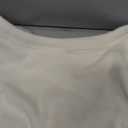 SUUKSESS Women Padded Cotton Ribbed Tank Tops High Neck Racerback Basic Tops (Small, Cream White)