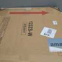 4ft Folding Table, Portable Fold-in-Half Adjustable Height Utility Table for Indoor/Outdoor Use, Durable HDPE & Steel, Stable & Lightweight, Multi-Purpose, White