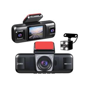 4 Cameras Dash Cam for Cars,360 Degree Panoramic Protection Car DVR，IR Night Vision 4 Cameras 1080P+ 480P*3 ， Front Interior Side and Rear Cameras,Simultaneous Recording Video Recorder