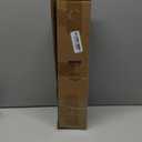 Wood Curtain Rods for Windows 48 to 84 Inch, Adjustable Decorative 1'' Heavy Duty Metal Curtain Rod with Modern Faux Wood Grain Finials, Rustic Farmhouse Bedroom Boho Drapery Pole (36''-88'' (1 Pack))