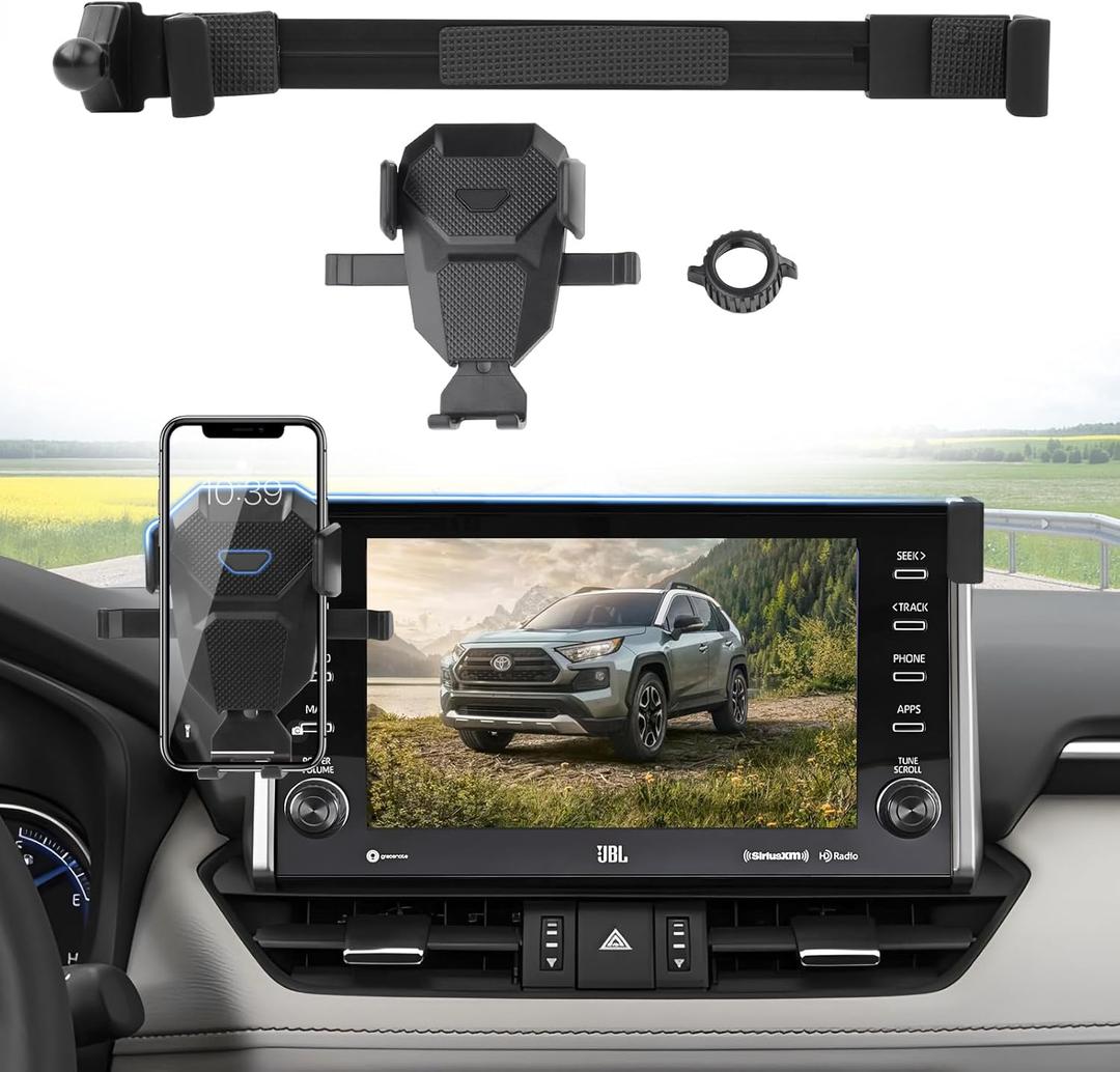 Car Phone Holder for 2019-2025 Toyota RAV4 Accessories,Adjustable GPS RAV4 Phone Mount for 7/8-inch Screen,Hands-Free Ultra Stable RAV4 Air Vent Phone Stand
